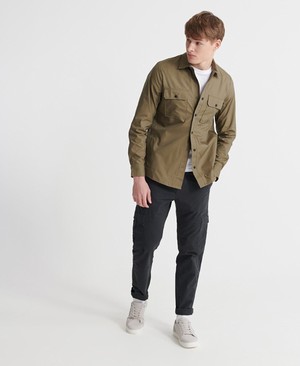 Superdry Core Cargo Férfi Nadrág Fekete | PDYWL3587